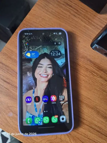 SAMSUNG A35 5G 128GB CAIXA, NOTA E CARREGADOR NÃO ? TROCO!