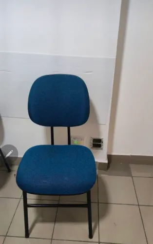 Cadeira fixa estofada 5 un.