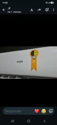Ar condicionado 18 mil btus 220v seminovo elgin CONVENCIONAL