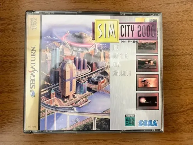 SimCity 2000 - japonês - Original para Sega Saturn