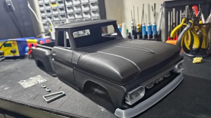Carroceria/ Bolha GMC Stepside Pickup 1965 313mm Padrão SCX10
