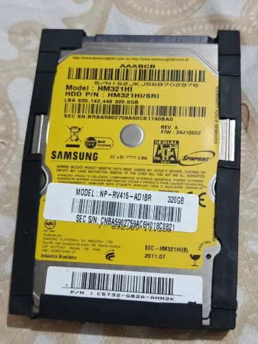 HD Samsung Spinpoint 320G