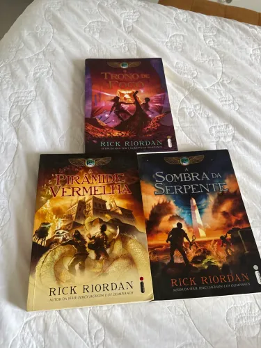 Livros Crônica dos kane - colecao Rick Riordan