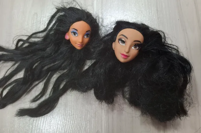 Duas cabeças Jasmine Disney 