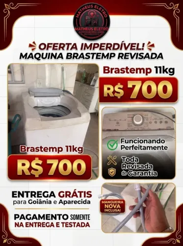 ? Máquina de Lavar Revisada ? Pronta para Usar!