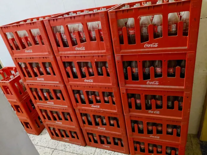 15 Engradado c/garrafas Coca-Cola ks 290