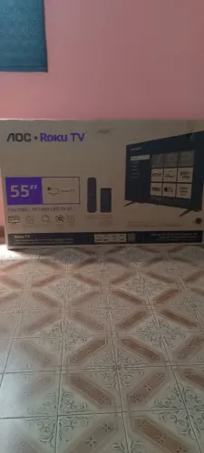 TV AOC 55 " 4 K - LED - Nova na Caixa 