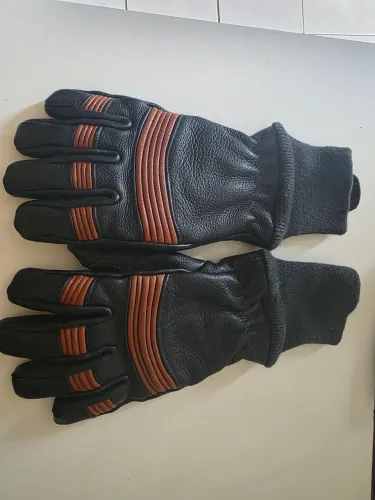 Luva moto de couro