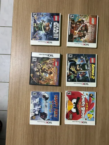 Lote de jogos 3ds