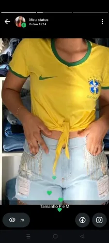 Blusa do Brasil tamanho P 