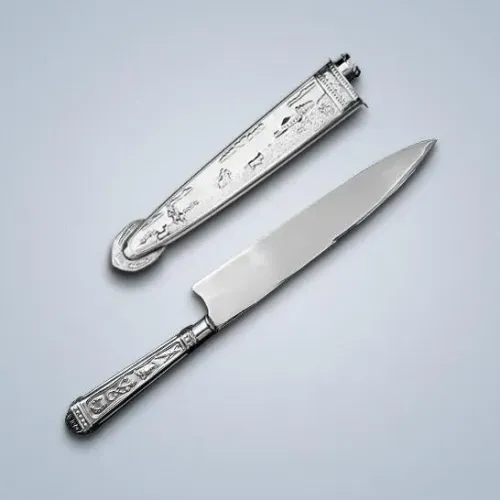 Faca Prateada Picasso Inox 7 pol