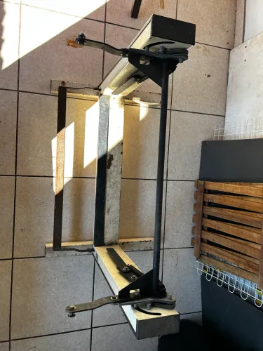 Mesa e cadeira de arquiteto