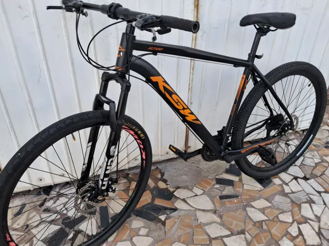Bicicleta Aro 29 ksw Aluminio Quadro 21,Freios a Disco, 21v Kit shimano!