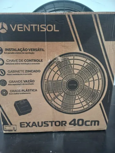 Exaustor Ventisol 40cm 127v (VENDA SOMENTE NA LOJA)