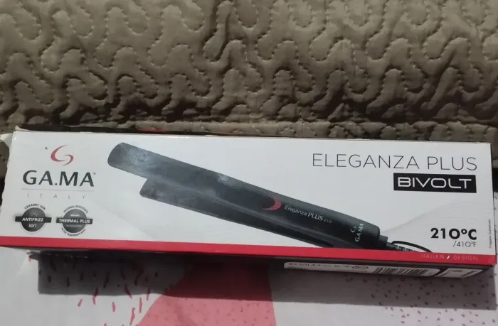 Prancha/Chapinha Ga.Ma Italy Eleganza Plus Bivolt 210°C