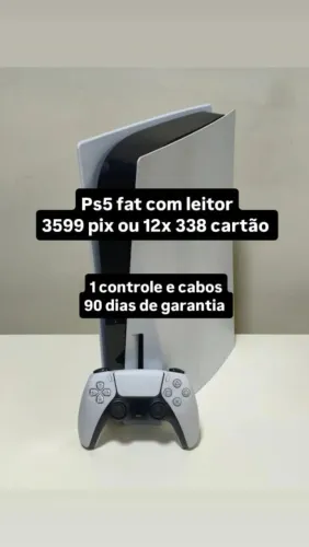 Ps5 Fat com leitor