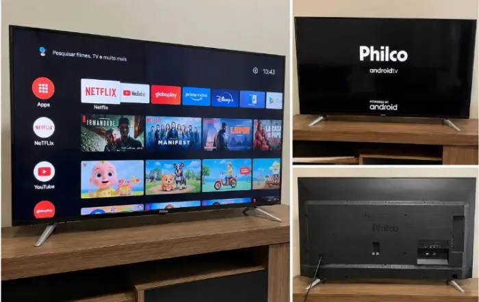 TV PHILCO 65 POLEGADAS COM DEFEITO NA TELA