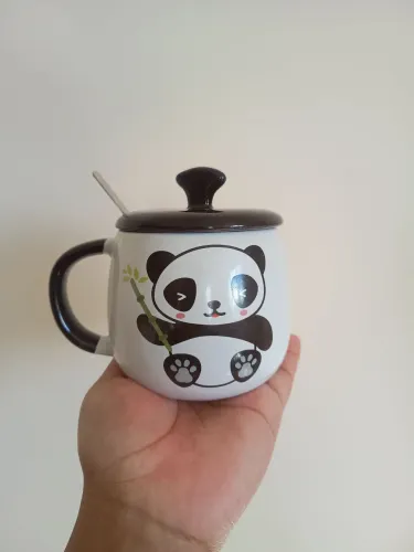 Caneca Cerâmica Panda 