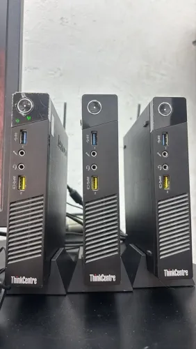 Mini PC Lenovo Thinkcentre com Intel Core i3 8GB de RAM e SSD de
