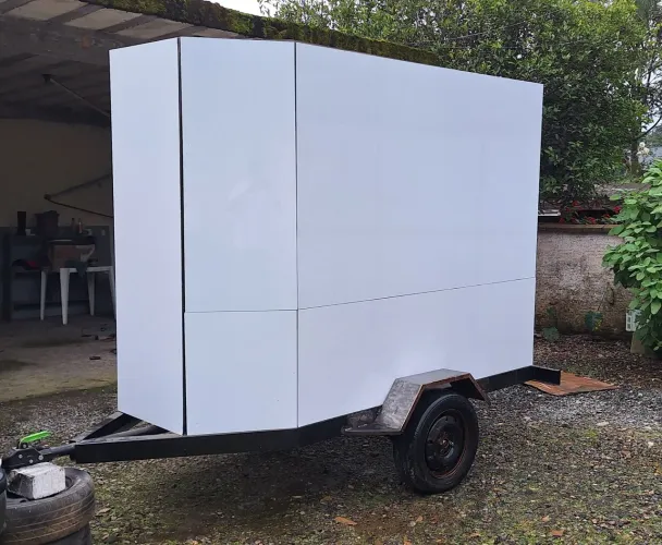 Mini trailer 1 eixo