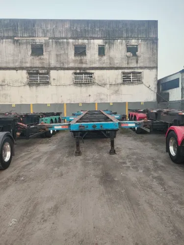 Chassi porta container semi reboque