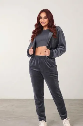 Conjunto feminino  plush grafit 