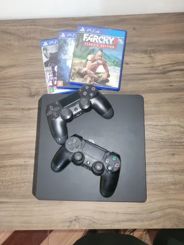 Ps4 com diversos jogos