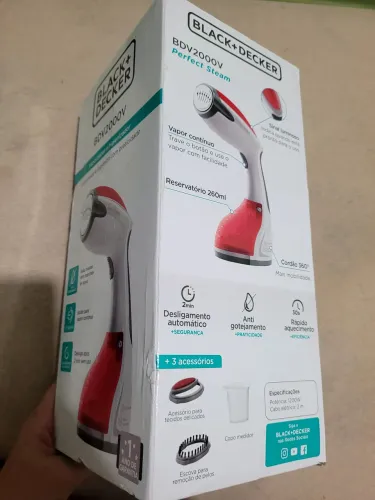 Vaporizador Portátil de Roupas Black+Decker BDV2000V - 1200W