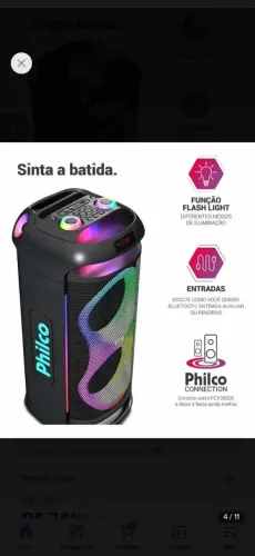 Caixa Amplificada philco