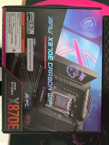 Placa Mãe MSI X870E DDR5 CARBON WIFI - Leia Descrição <br>