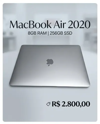 Macbook Air 2020 Intel i3 (256gb/8gb) - Item pessoal!
