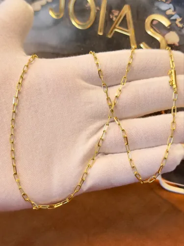 Cordão de ouro Cartier com 11.2g maciço ( LOJA )