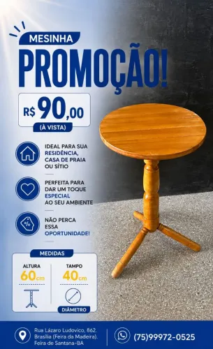Mesinha Madeira
