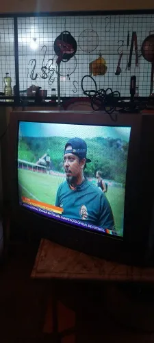 TV 29" de Tubo Impecável + Kit Conversor Digital e Antena (Completa)