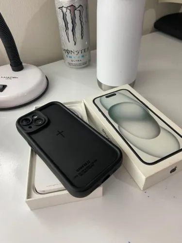 Título: iPhone 15 128GB Black (Impecável + Caixa e Capa)