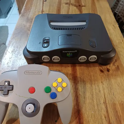 Nintendo 64 japonês original completo 