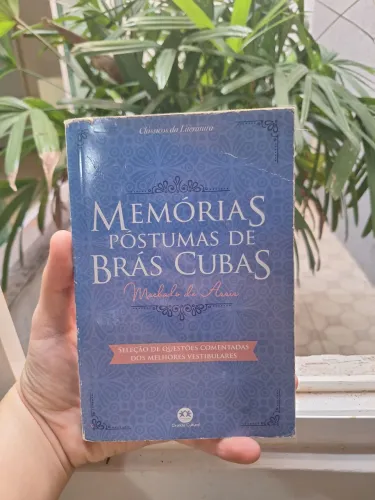 Livro "Memórias Póstumas de Brás Cubas" de Machado de Assis