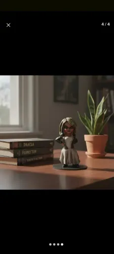 Boneco Colecionável Tiffany - Noiva do Chucky - Resina - Novo