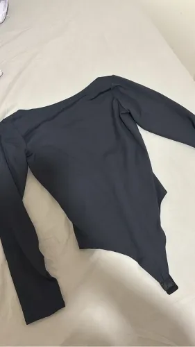 Body Preto Costas Abertas