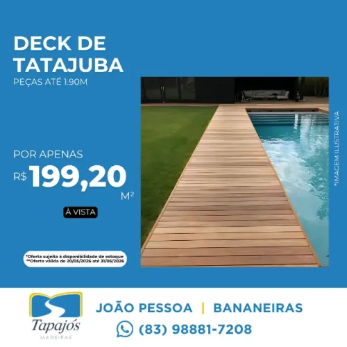 Deck de Tatajuba na Tapajós Madeiras