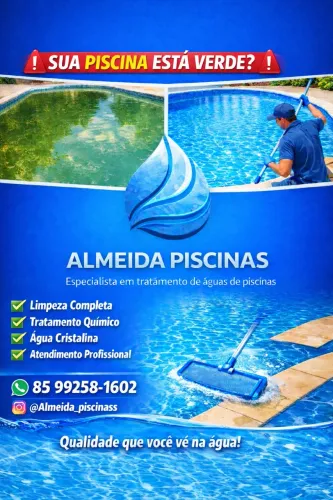 Limpeza de piscinas 