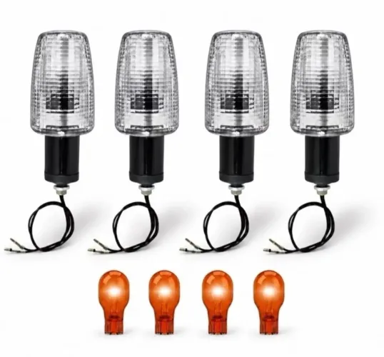 KIT 4 PISCA SETA MOTO TITAN CG 150 CG 125 CBX 250 TWISTER 2000 à 2008 CRISTAL