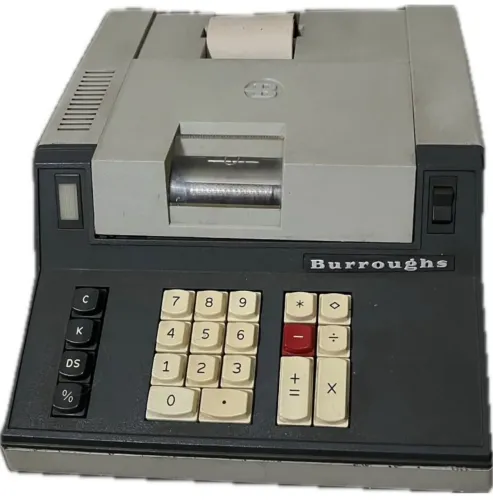 Antiga Máquina De Calcular/Calculadora Burroughs