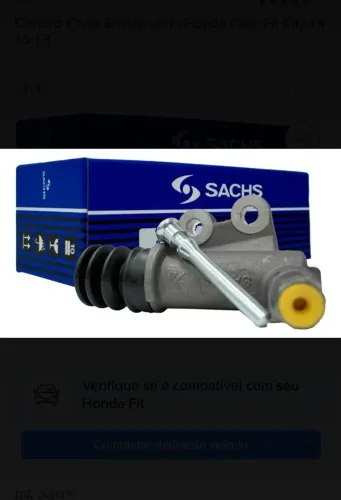 Cilindro Auxiliar de Embreagem Honda da Sachs.