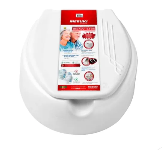 Assento elevado oval