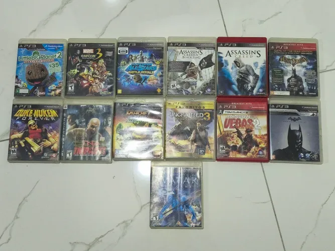 Lote jogos ps3