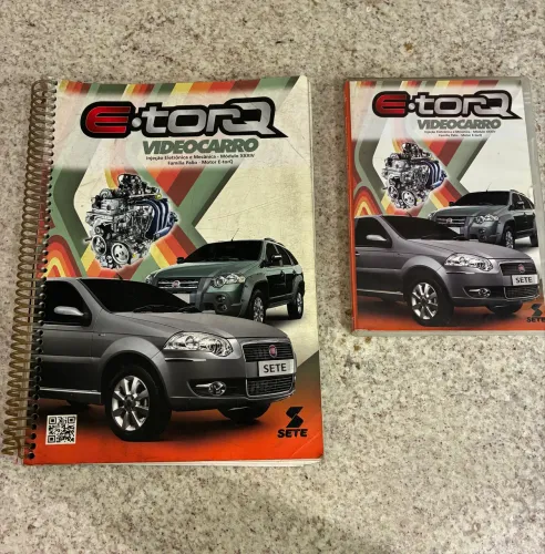 Manual técnico e dvd de reparação profissional Carros Fiat com motor Etorq