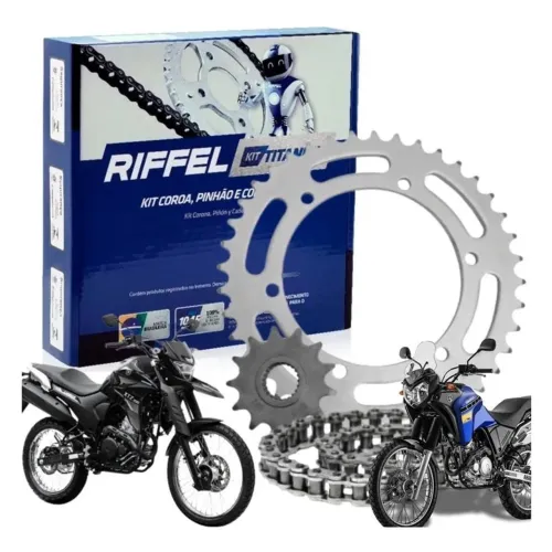 Kit relação XTZ 125 150 250 crousser Lander Ténéré