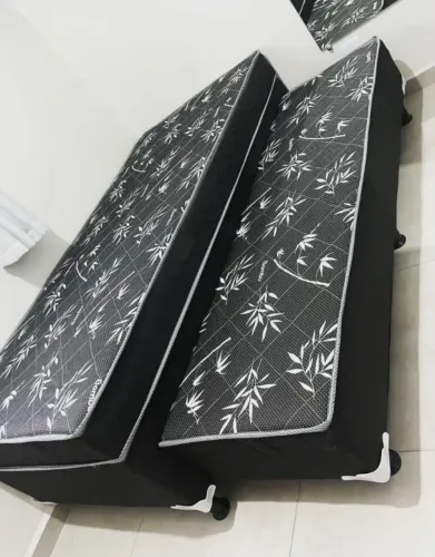 Cama box de solteiro Bibox 88x1.88 com Auxiliar D33 Direto da Fábrica - Confira\!