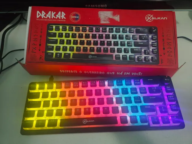 Teclado Gamer 65% Kalkan Drakar Rainbow